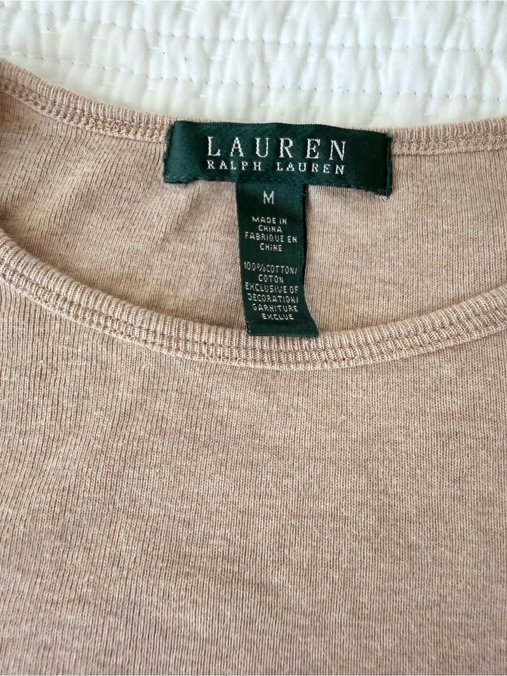 Lauren by Ralph Lauren Long Sleeve 100 % Cotton Crewneck | M - Picture 3 of 5